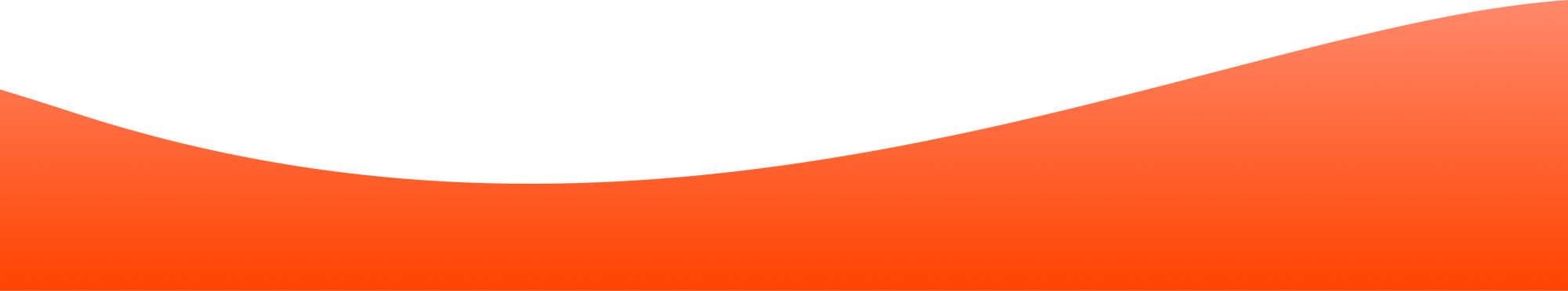 Orange gradient wave element